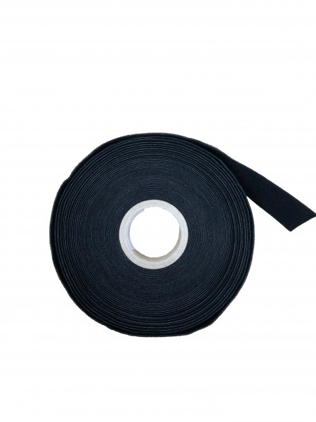 Systemstrap® - Doppelseitiges Veloursband 50mm x 25m, schwarz